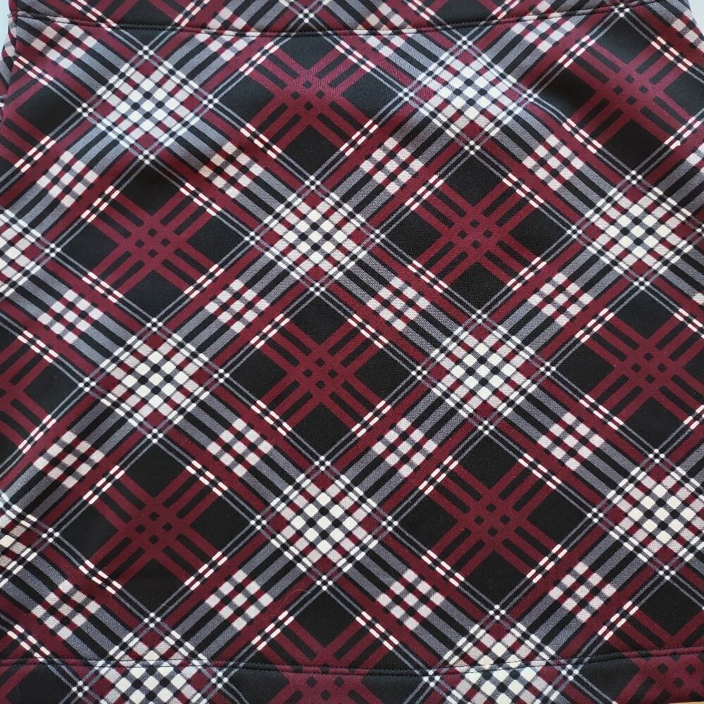 Athleta Thermal Tech Plaid Mini Skirt Women's Size XS Activewear Gorpcore - Picture 3 of 7